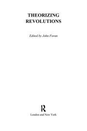 Couverture : Theorizing revolutions