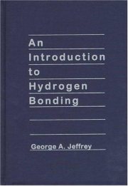 Couverture : An introduction to hydrogen bonding