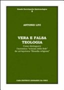 Couverture : Vera e falsa teologia