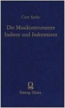 Couverture : Die Musikinstrumente Indiens und Indonesiens