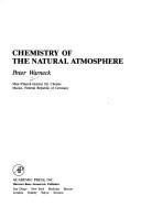 Couverture : Chemistry of the natural atmosphere