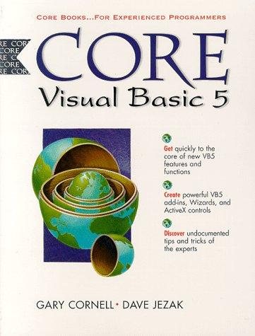 Couverture : Core Visual Basic 5 (Core Series)