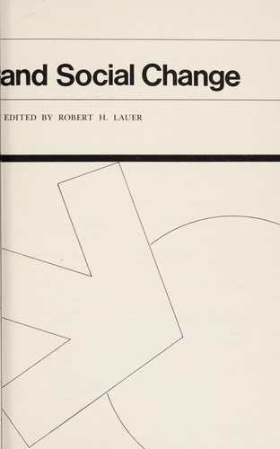 Couverture : Social movements and social change