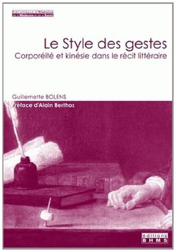 Couverture : Le style des gestes