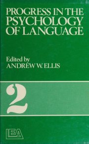 Couverture : Progress in the psychology of language