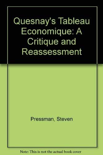 Couverture : Quesnay's Tableau économique