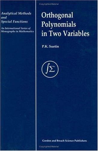 Couverture : Orthogonal polynomials in two variables