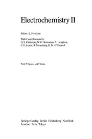 Couverture : Electrochemistry II