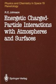 Couverture : Energetic charged-particle interactions with atmospheres and surfaces