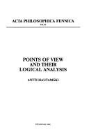 Couverture : Points of view and their logical analysis