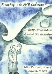 Couverture : Proceeding conference variables stars