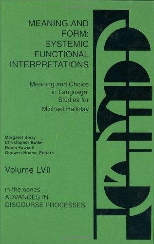 Couverture : Meaning and Form