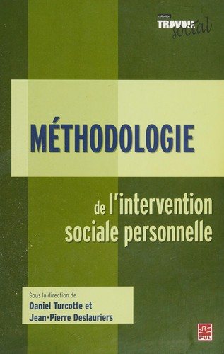 Couverture : Méthodologie de l'intervention sociale personnelle