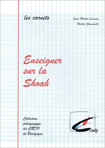 Couverture : Enseigner sur la Shoah