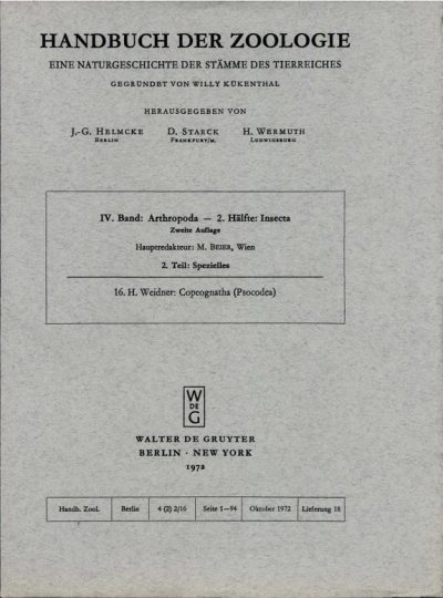 Couverture : Copeognatha (Staubläuse)