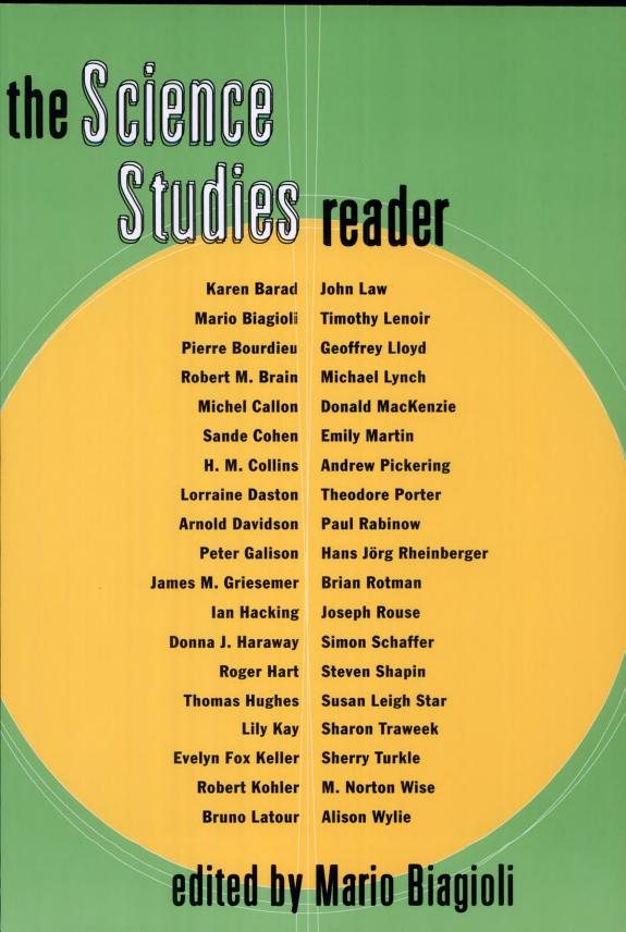 Couverture : The science studies reader