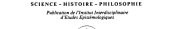 Couverture : Des sciences de la nature aux sciences de l'homme