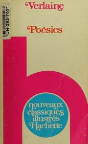 Couverture : Poésies