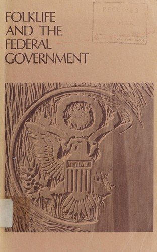 Couverture : Folklife and the Federal Government