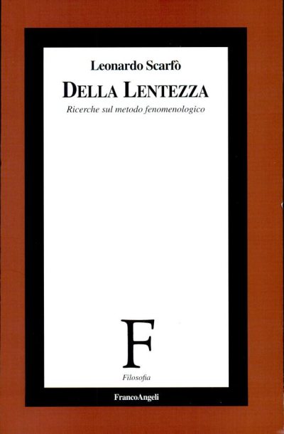 Couverture : Della lentezza
