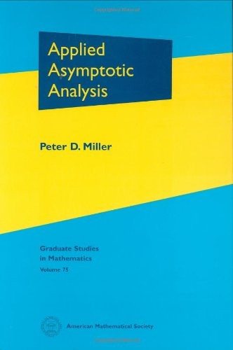 Couverture : Applied asymptotic analysis