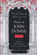 Couverture : The variorum edition of the poetry of John Donne