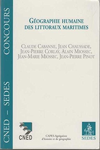 Couverture : Géographie humaine des littoraux maritimes