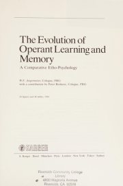 Couverture : The Evolution of Operant Learning and Memory