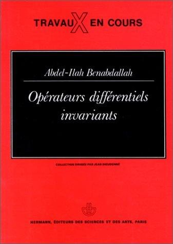Couverture : Opérateurs différentiels invariants