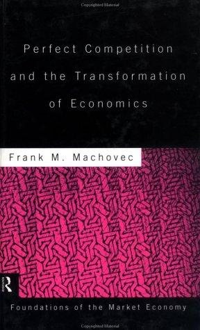 Couverture : Perfect competition and the transformation of economics