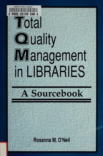 Couverture : Total quality management in libraries