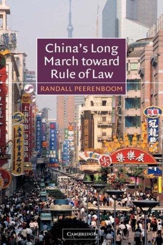 Couverture : China's Long March toward Rule of Law
