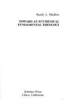 Couverture : Toward an ecumenical fundamental theology