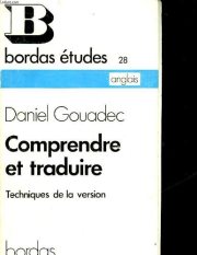 Couverture : Comprendre et traduire.