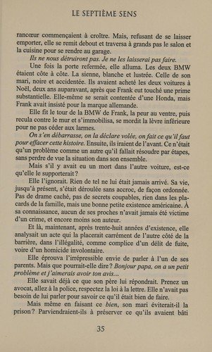 Couverture : Le septième sens