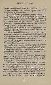 Couverture : Le septième sens