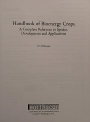 Couverture : Handbook of bioenergy crops