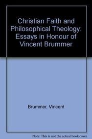 Couverture : Christian faith and philosophical theology
