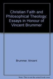 Couverture : Christian faith and philosophical theology