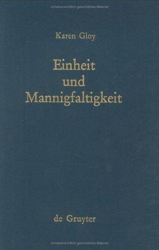 Couverture : Einheit und Mannigfaltigkeit