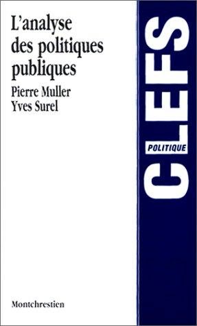 Couverture : L' analyse des politiques publiques
