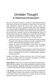 Couverture : Christian thought