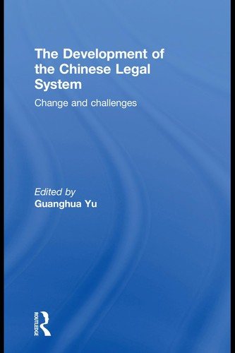Couverture : The development of the Chinese legal system