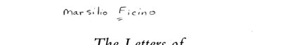 Couverture : Ltrs of Marsilio Fic V3