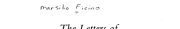 Couverture : Ltrs of Marsilio Fic V3