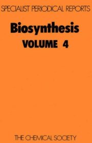 Couverture : Biosynthesis (Specialist Periodical Reports)