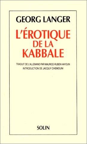 Couverture : L'érotique de la kabbale
