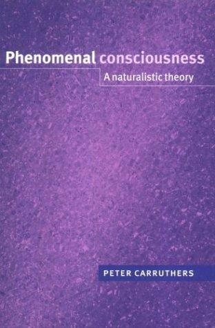 Couverture : Phenomenal Consciousness
