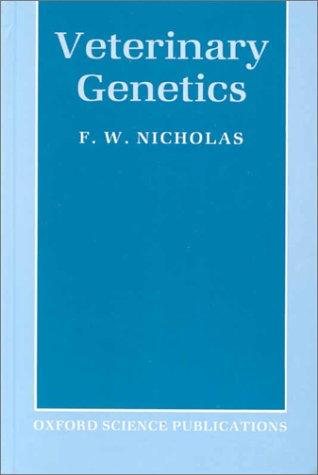 Couverture : Veterinary genetics