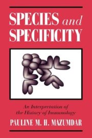 Couverture : Species and specificity